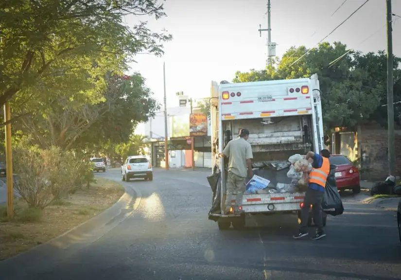 Recolección de basura en Culiacán