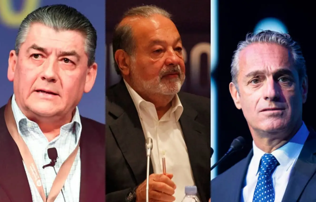 Carlos Slim Helú, Carlos Slim Domit y José Antonio Fernández Carbajal están entre los magnates. Fotos: Cortesía