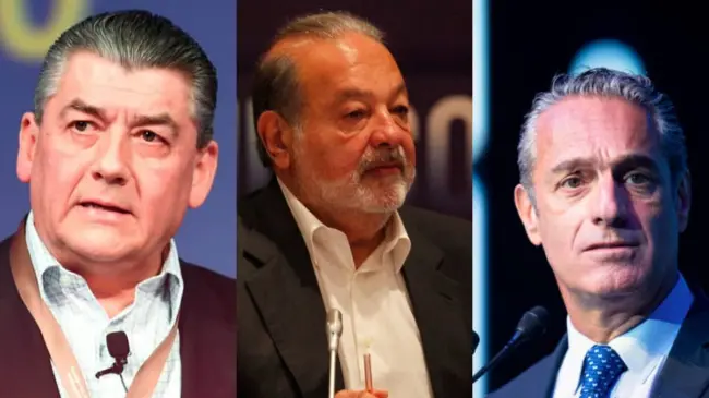 Carlos Slim Helú, Carlos Slim Domit y José Antonio Fernández Carbajal están entre los magnates. Fotos: Cortesía