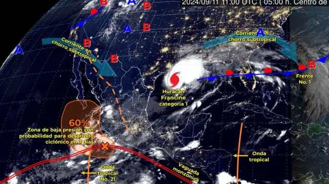 Clima en Sinaloa: Entérate en que municipios de Sinaloa habrá lluvias este miércoles 11 de septiembre.