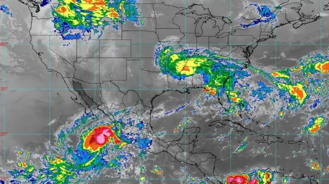 Clima en Sinaloa: Lluvias intensas para hoy jueves a causa de una baja presión.