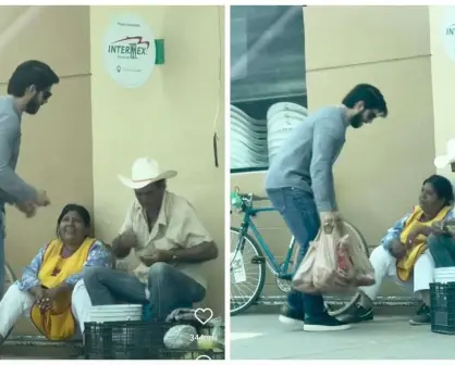 Cuando la bondad se regresa multiplicada; influencer sinaloense, regala despensa a abuelitos (VIDEO)