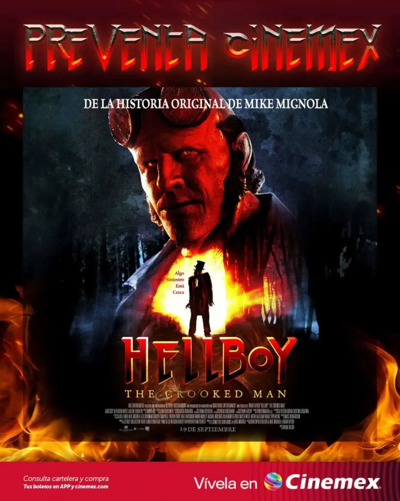 Preventa de boletos para Hellboy: The Crooked Man en Cinemex; ¿cuándo es y cuánto cuestan?