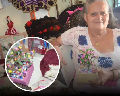 ¡Legado de hilos! Angelita la artesana que por más de 40 años crea tejidos y sueños de amor en Culiacán