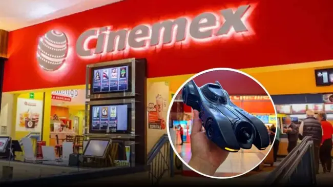 No te quedes sin tu palomera de colección de Batman en Cinemex. Foto: Especial