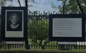 Homenaje fotográfico a Elena Poniatowska en Chapultepec