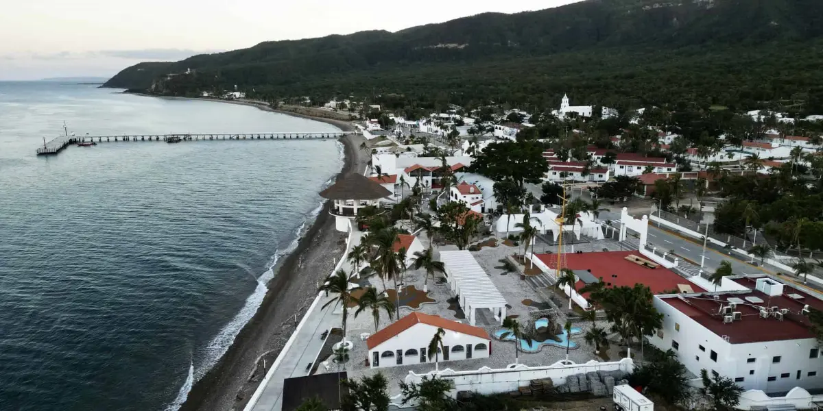 Imagen panorámica de las Islas Marías.