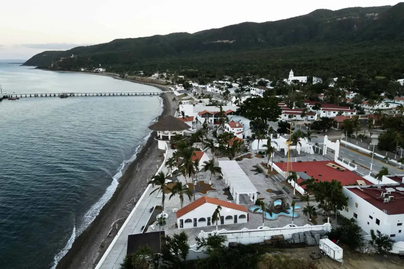 Imagen panorámica de las Islas Marías.