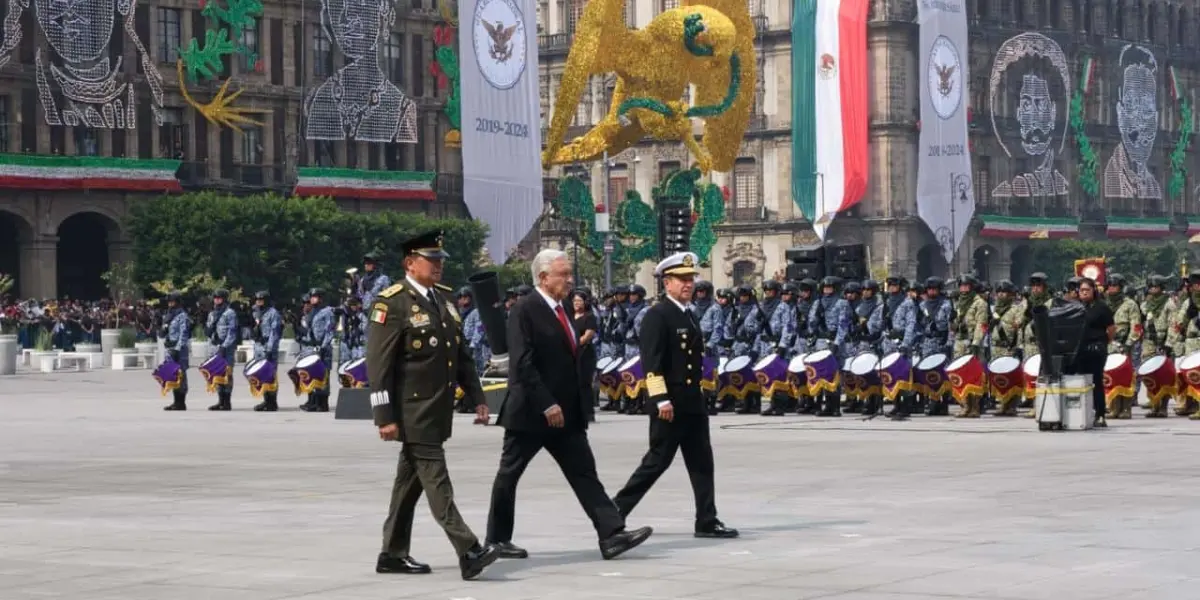 Desfile Cívico Militar, con motivo del Día de la Independencia de México.