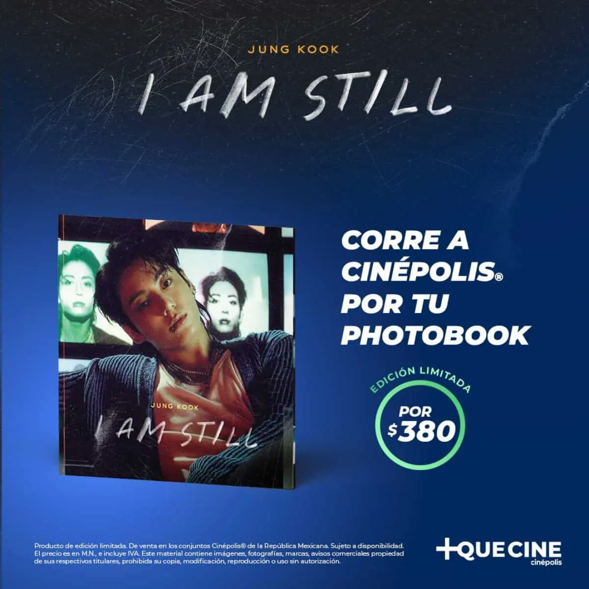 Cinépolis inicia venta de vaso y photobook de Jung Kook: I Am Still