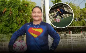 ¡Espíritu de campeona! Con 12 años, Majo se convierte en la portera estrella que lidera al MILA FC de Culiacán