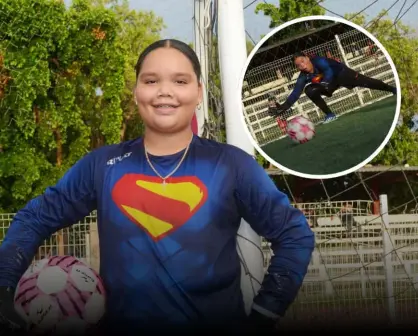 ¡Espíritu de campeona! Con 12 años, Majo se convierte en la portera estrella que lidera al MILA FC de Culiacán