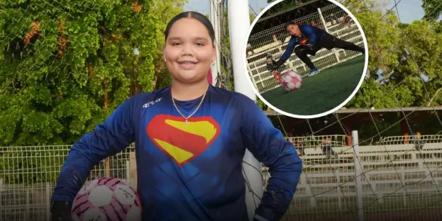 ¡Espíritu de campeona! Con 12 años, Majo se convierte en la portera estrella que lidera al MILA FC de Culiacán