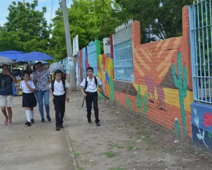 Primarias de Culiacán, Revolución Mexicana y Plan de Ayala embellecen con murales y mensajes de Paz