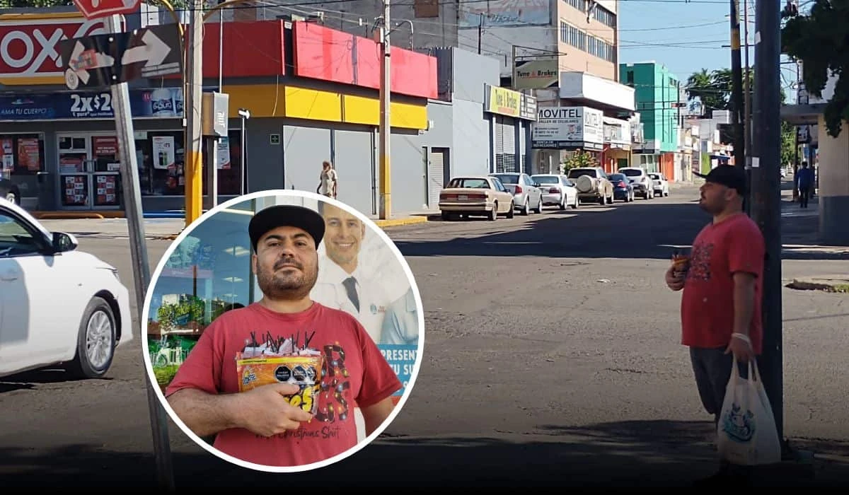 Entre paletas y sueños, Emmanuel Berlanga, enfrenta la crisis que se vive actualmente en Culiacán con determinación y esperanza. Foto: Juan Madrigal