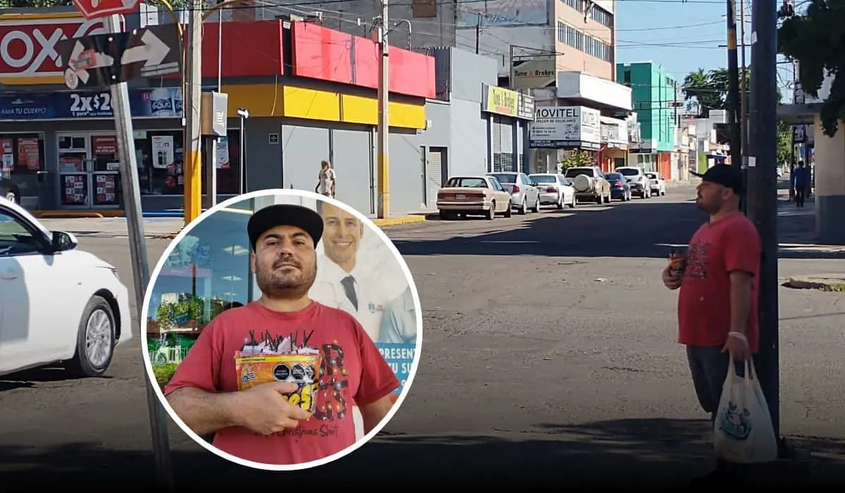 Entre paletas y sueños, Emmanuel Berlanga, enfrenta la crisis que se vive actualmente en Culiacán con determinación y esperanza. Foto: Juan Madrigal