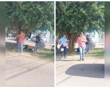 Músicos salen a tocar a las calles de Culiacán para llevar el sustento a su familia