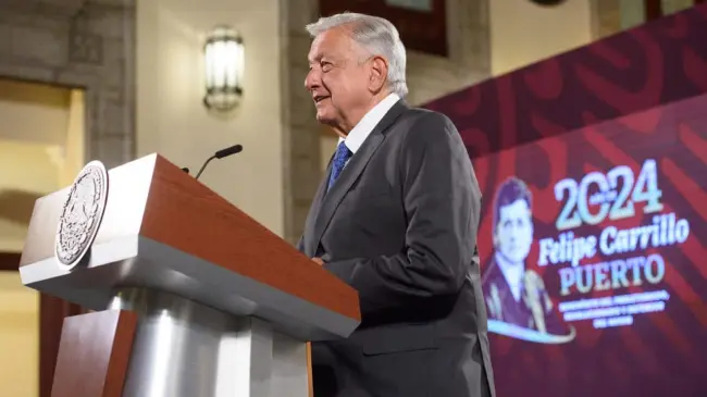 Andrés Manuel López Obrador, presidente de México.