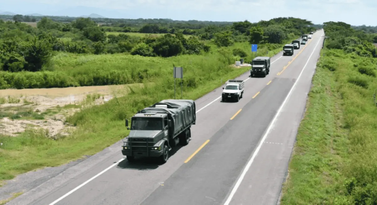 Llegan 600 militares en nuevo refuerzo de seguridad de Sinaloa. Cortesía