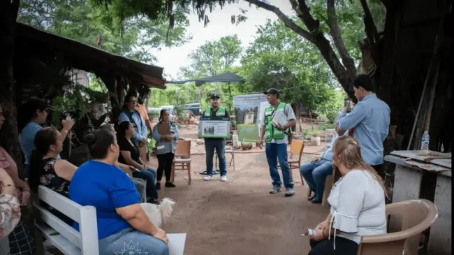 De diferentes poblados y colonias de Culiacán son los beneficiarios del programa de vivienda. Foto: Cortesía