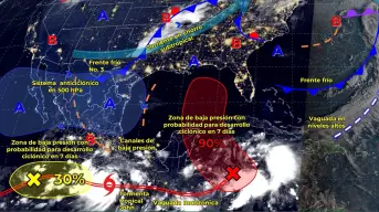 Clima en Sinaloa para hoy lunes 23 de septiembre; tormenta tropical John ocasionará lluvias