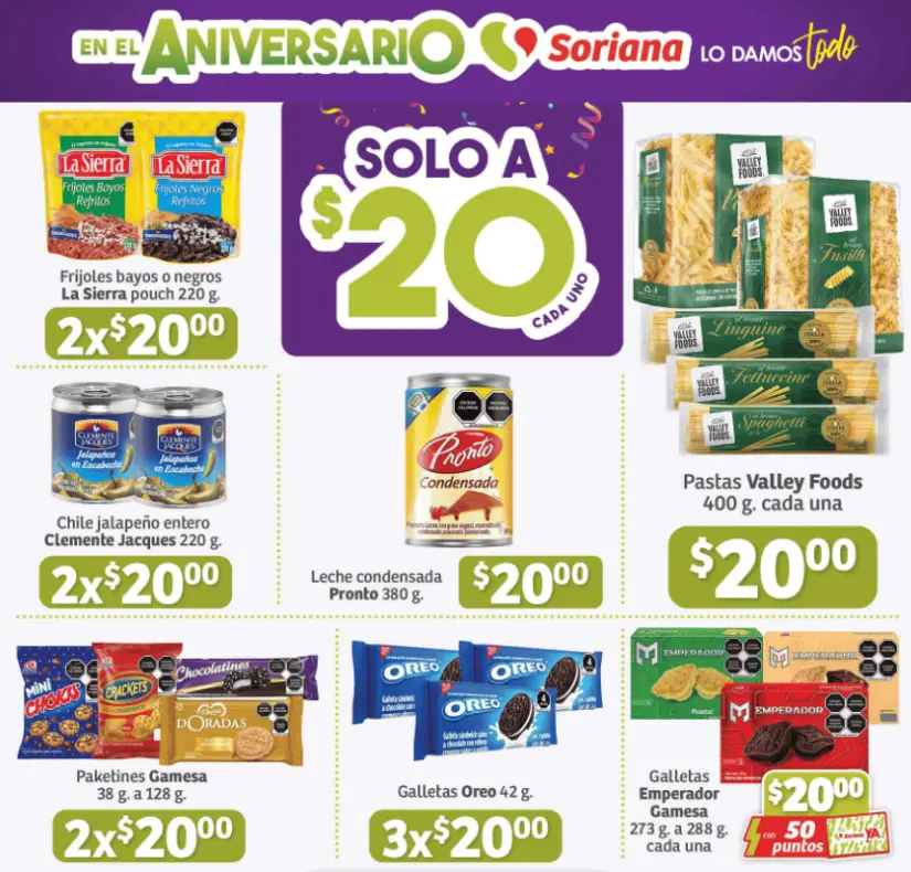 Descuentos del folletos de oferta de Soriana. Foto: Captura de pantalla