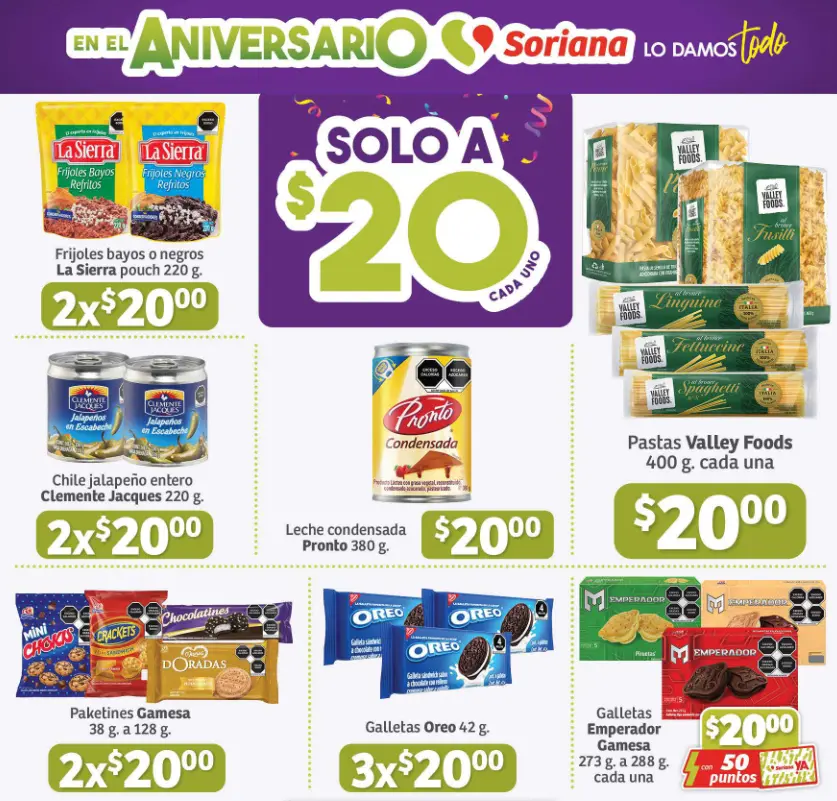 Descuentos del folletos de oferta de Soriana. Foto: Captura de pantalla