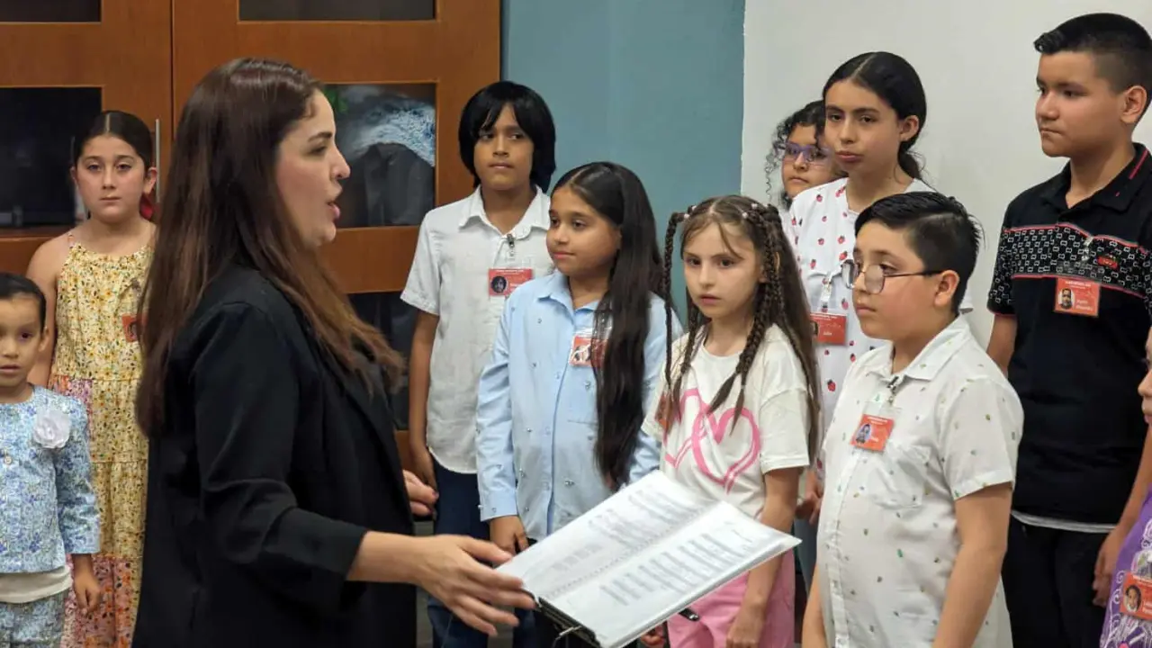 El Coro Infantil del SAS, Pisa Firme, inicia con el registro para las clases en Culiacán. Foto: Cortesía