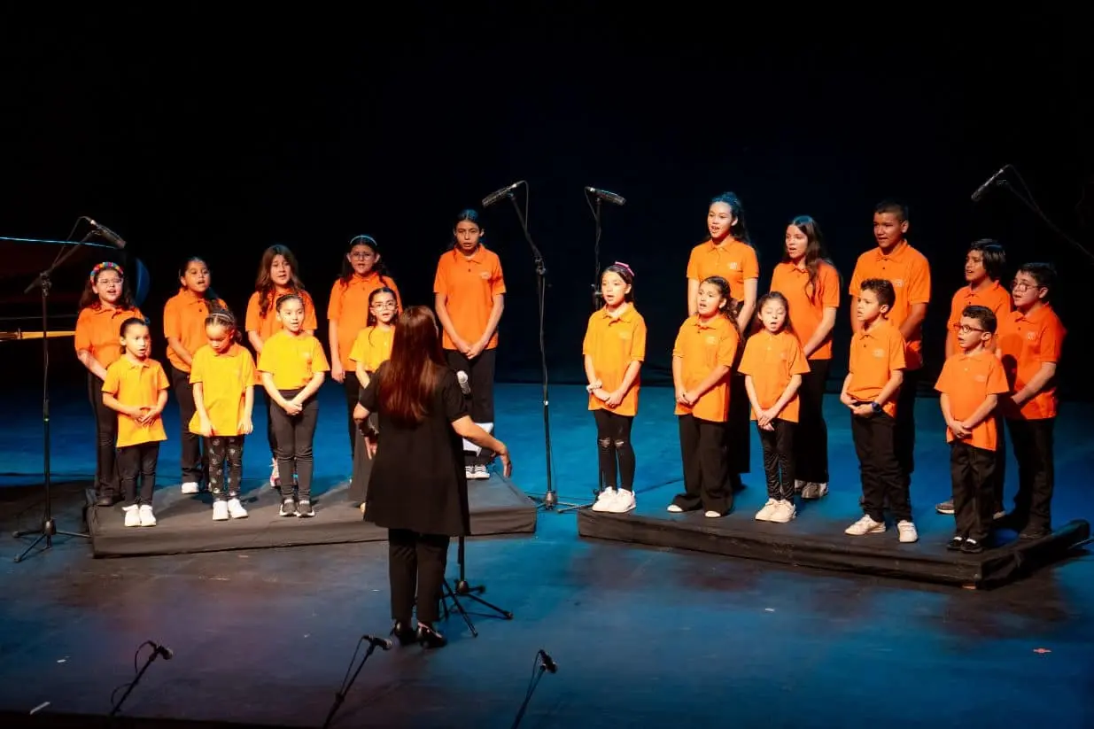 Coro Infantil del SAS durante una presentación en Culiacán. Foto: Cortesía