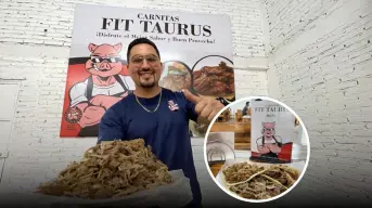 Juan Carlos, “El taquero más guapo de Culiacán” que conquista paladares con Carnitas Fit Taurus