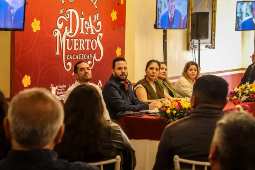 Reunión de trabajo para el Festival de Día de Muertos Zacatecas 2024. Foto: Cortesía