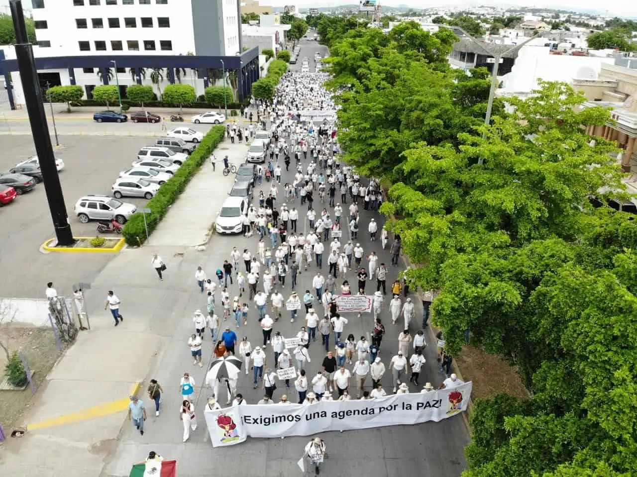 Marcha por la paz en Culiacán