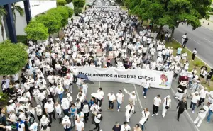 ¡Ya basta!  ¡Queremos paz en Culiacán! el grito de culiacanenses en marcha por la paz