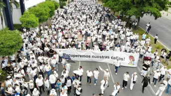 ¡Ya basta!  ¡Queremos paz en Culiacán! el grito de culiacanenses en marcha por la paz