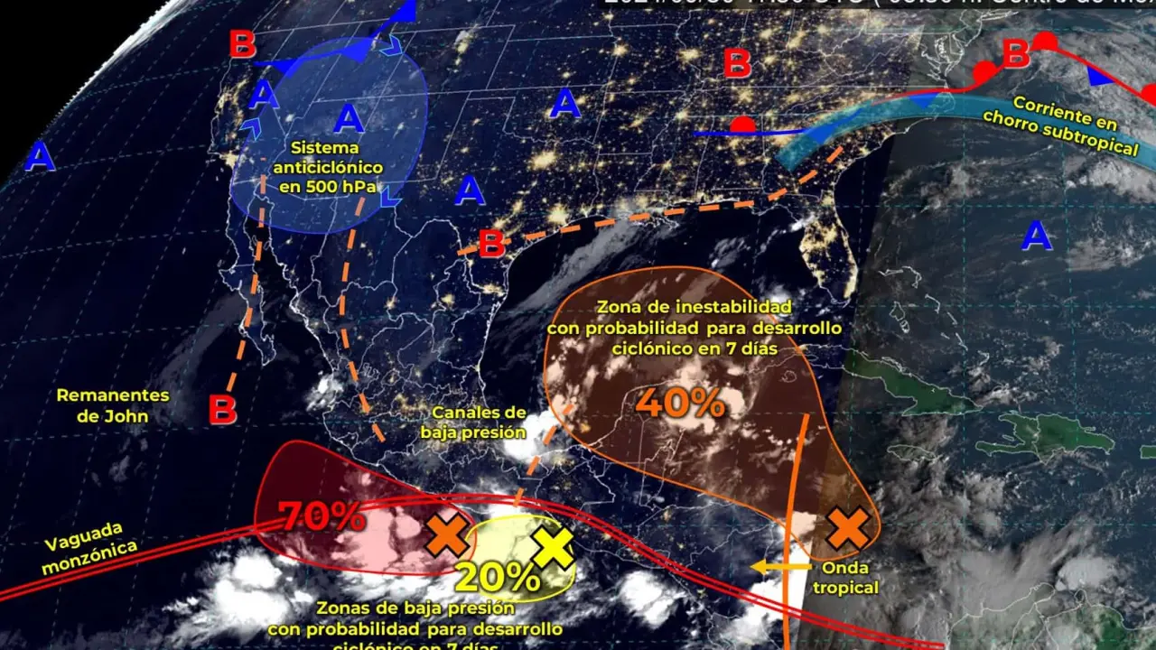 Clima en Sinaloa. Intenso calor para este lunes 30 de septiembre.