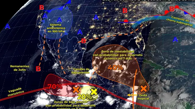 Clima en Sinaloa. Intenso calor para este lunes 30 de septiembre.