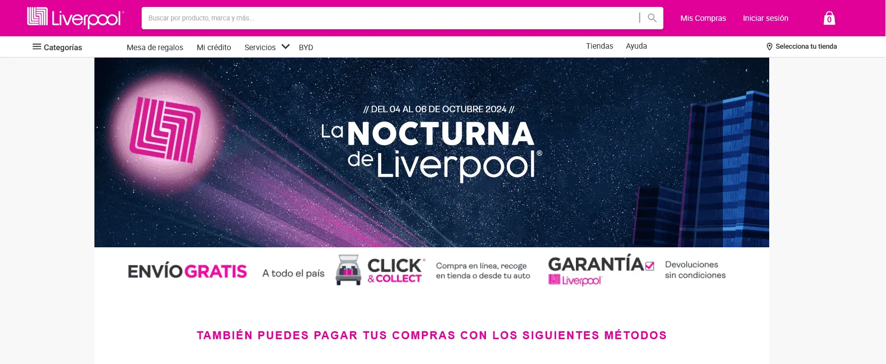 Aprovecha las Ofertas en la Venta Nocturna de Liverpool. Foto: Cortesía