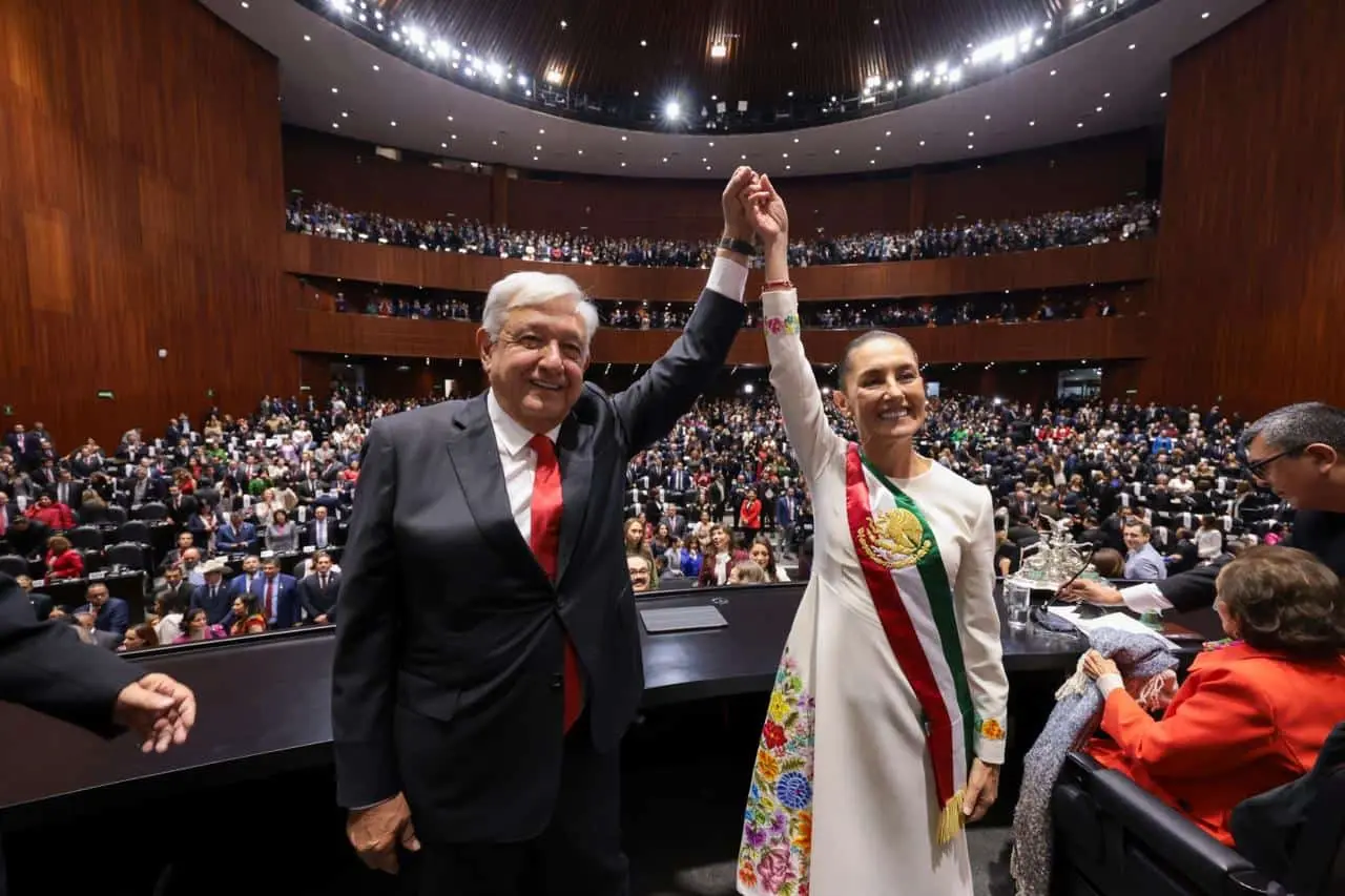 En fotos así se vivió la toma de protesta de Claudia Sheinbaum.