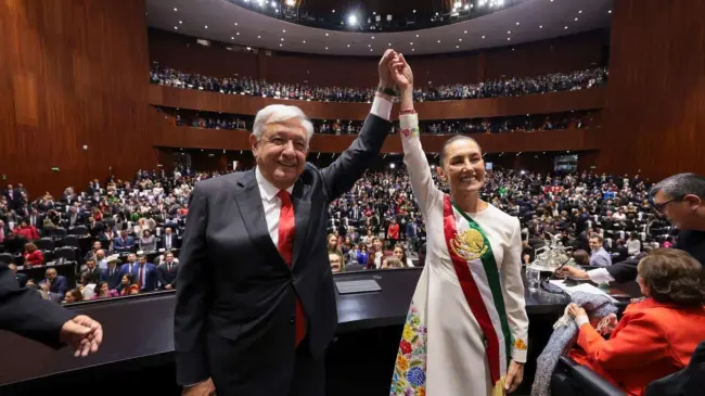 En fotos así se vivió la toma de protesta de Claudia Sheinbaum.