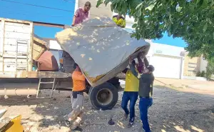 Jornada de Descacharrización en la colonia Adolfo López Mateos en Culiacán