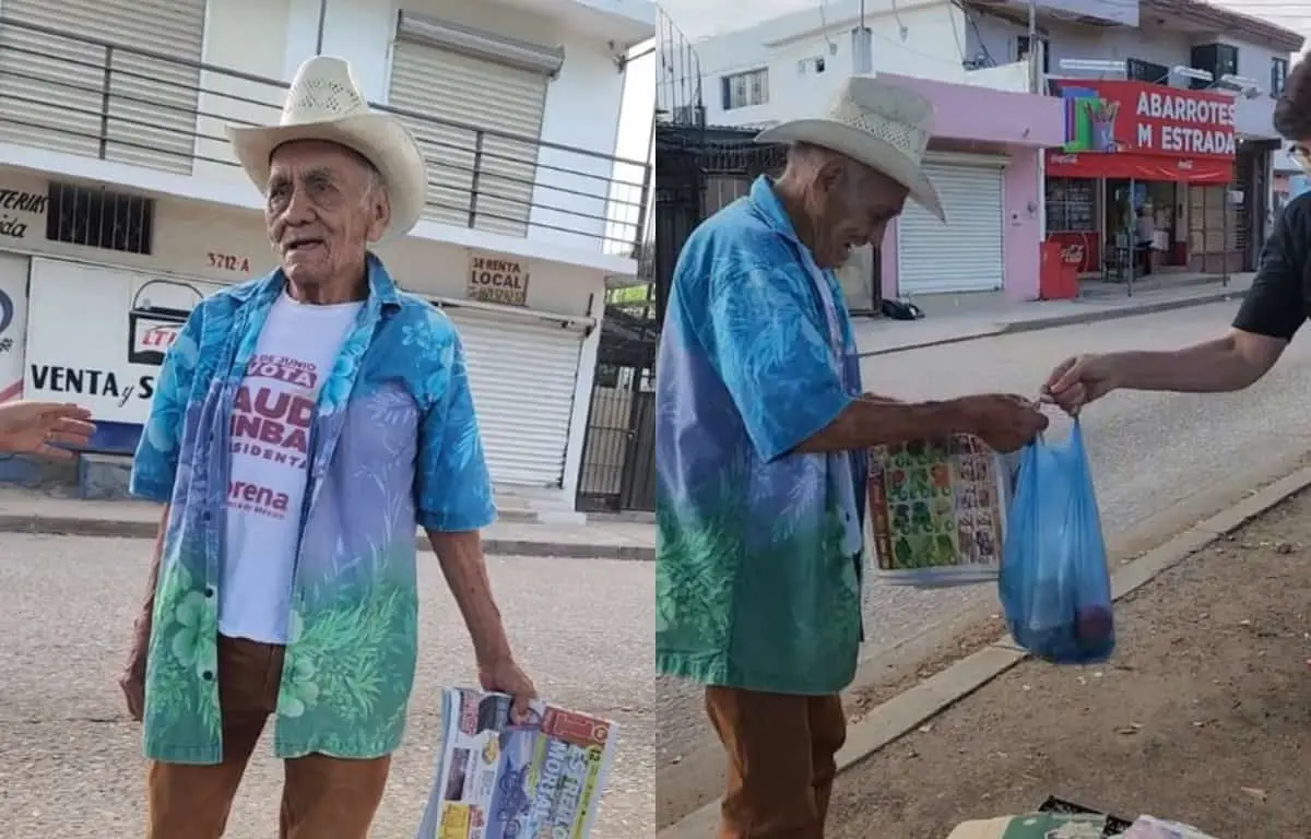 Tú también puedes ayudar a Don Simón. Foto: TikTok