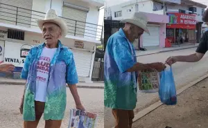 Haciendo magia para Ramón Simón, el señor que vende periódicos para ganarse la vida en Culiacán