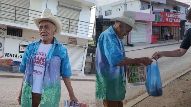 Tú también puedes ayudar a Don Simón. Foto: TikTok