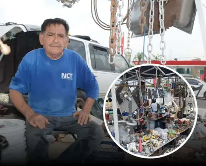 ¡Herramientas en el tianguis! Horacio Soto, el vendedor ferretero con medio siglo en el oficio en Culiacán