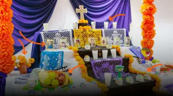 Significado de cada uno de los elementos que lleva el altar de muertos