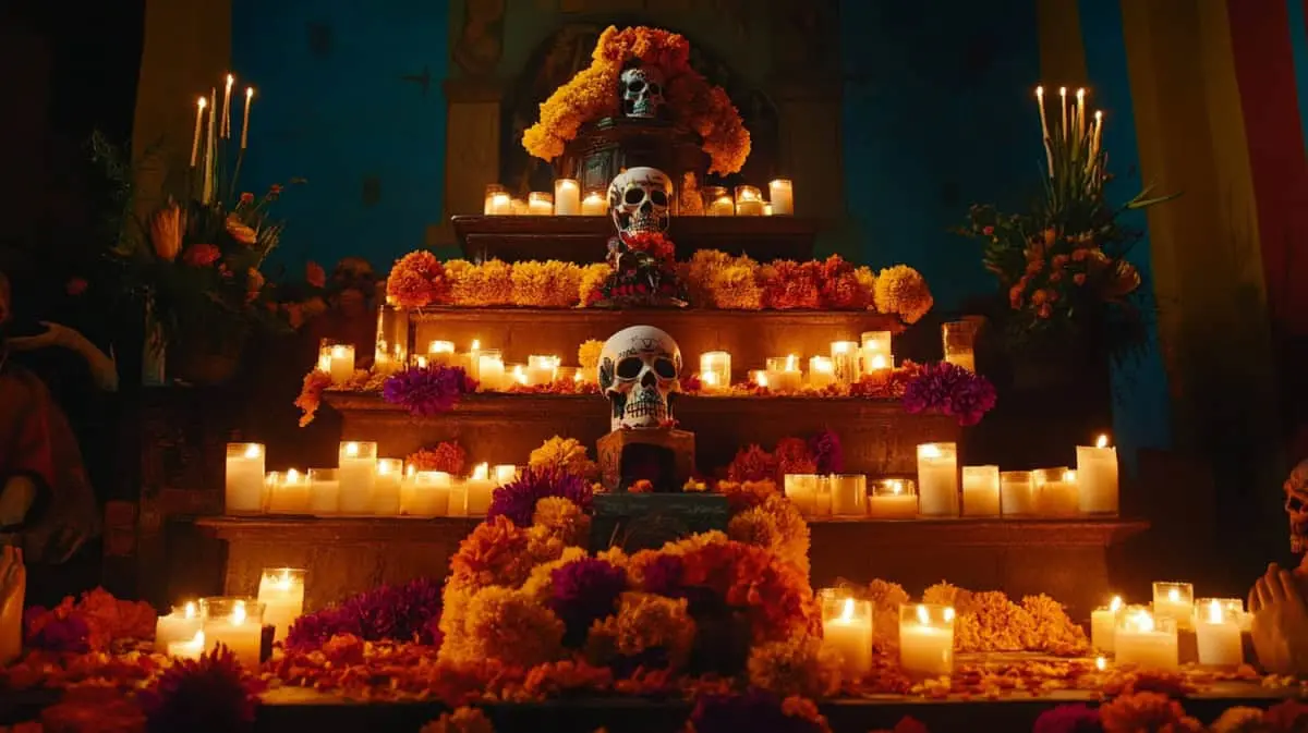 El altar de muertos no puede faltar durante el Día de Muertos. Foto: Freepik