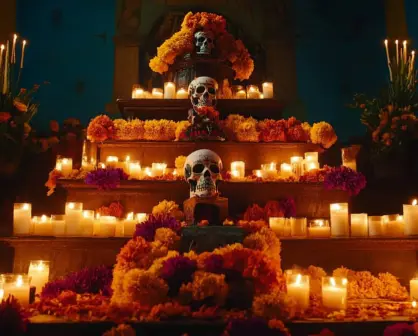 ¿Qué elementos lleva el altar de muertos de Oaxaca?