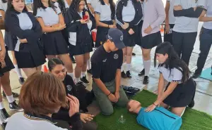 GERUM imparte curso de primeros auxilios en la preparatoria “Sandino” de la UAS en Culiacán