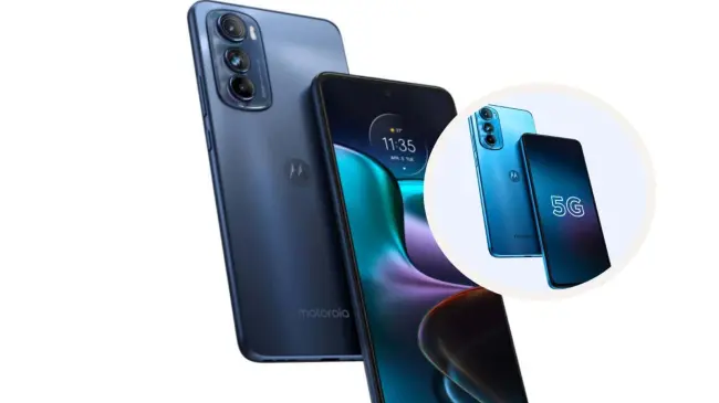 El celular Moto Edge 30 incluye hasta altavoces estéreo. Foto: Cortesía