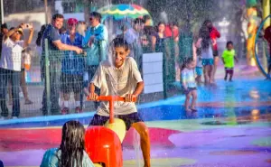 ¡Quedó rechulo! Oasis Interactivo en el Parque Lineal en Mazatlán  ya está abierto al publico